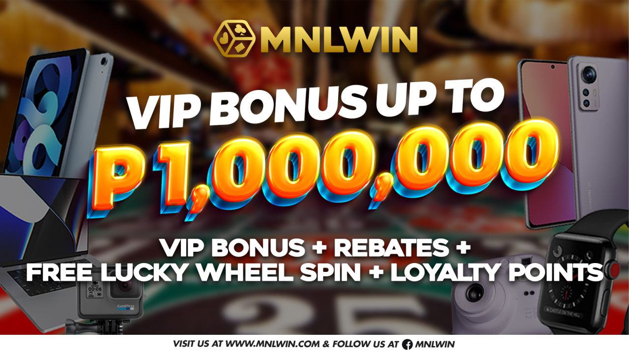 MNLWin VIP player reward web banner